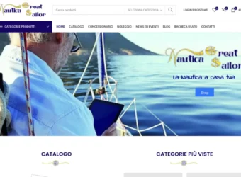 Creazione ecommerce Salerno | Nautica Great Sailor